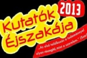 Ma tartják a Kutatók Éjszakáját!