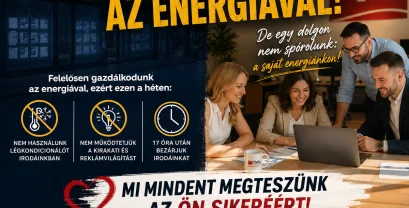 Nem spórolunk az energiával