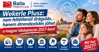 Wekerle Plusz: nem feltétlenül drágulás, hanem átrendeződés jöhet a magyar lakás...